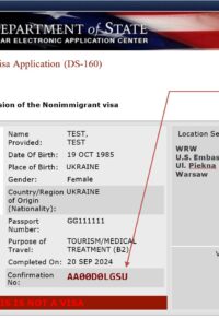 перевірка статусу візи в сша