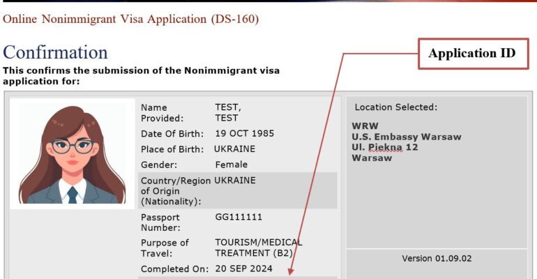 перевірка статусу візи в сша